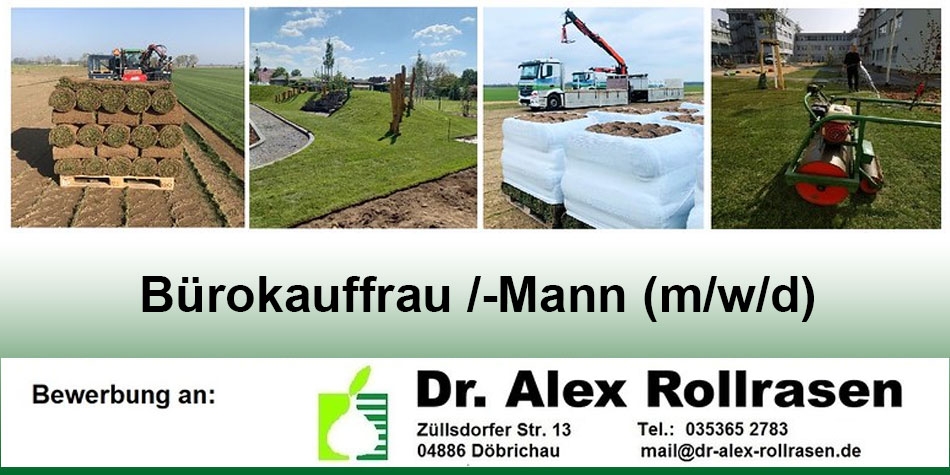 Stellenangebot Bürokauffrau /-Mann (m/w/d)