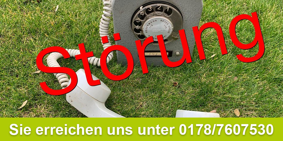 Aktuelle Telefonstörung